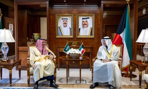 സൗദി വിദേശകാര്യമന്ത്രി കുവൈത്ത് സന്ദര്‍ശിച്ചു