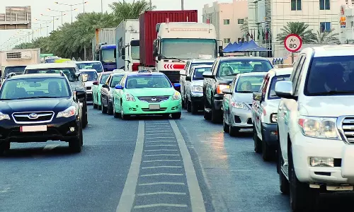 Qatar traffic violation UAE