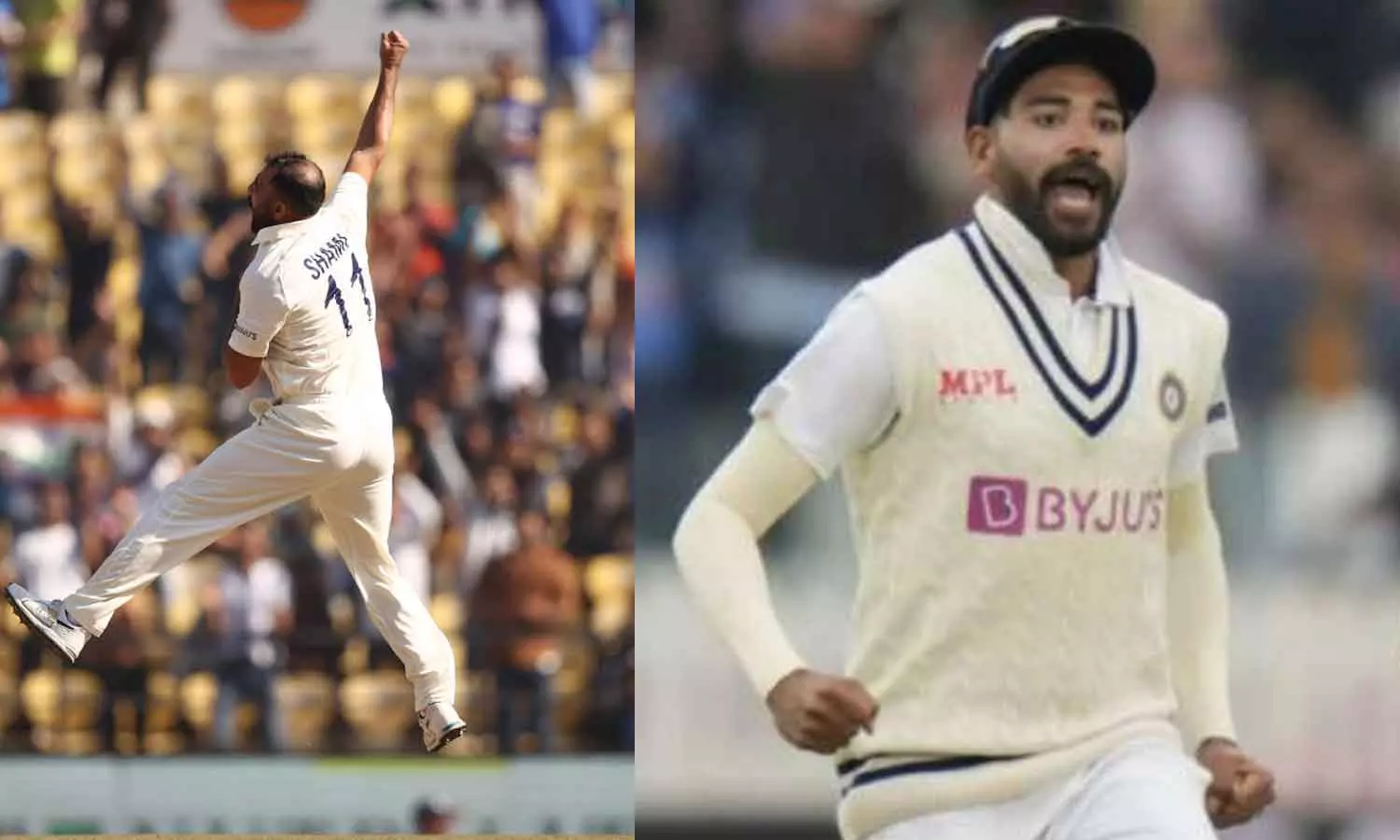 Mohammed Shami, Mohammed Siraj Mohammed Shami, Mohammed Siraj