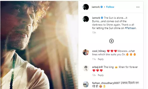Shah Rukh Khan, sun, shine, Shah Rukh Khan thanks