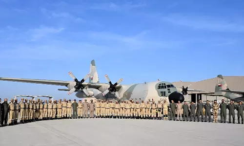 തുർക്കിയിലേക്കും സിറിയയിലേക്കും ഒമാൻ   വൈദ്യസഹായവും രക്ഷാപ്രവർത്തകരെയും അയച്ചു