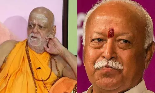 Mohan Bhagwat ,Puri Shankaracharya,RSS, RSS chief Mohan Bhagwat , varna system, Puri Shankaracharya Swami Nischalananda Saraswati ,caste hirerachy