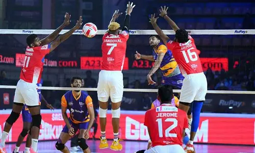 PrimeVolleyballLeague2023, CalicutHeroesvsHyderabadBlackhawks