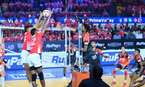 വിജയക്കാറ്റ് കോഴിക്കോടൻ തീരത്ത്: പ്രൈം വോളിയിൽ ഹൈദരാബാദിനെ തോൽപിച്ച് കാലിക്കറ്റ് ഹീറോസ്‌