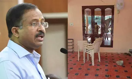 v muraleedharan house attack accused arrest