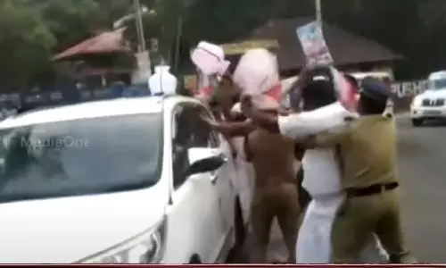 Black flag, empty pot,  Youth Congress,  Roshi Augustin,