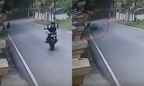 വിദ്യാർഥിനിയെ ഇടിച്ചിട്ട് ബൈക്ക് അഭ്യാസം; യുവാവ് അറസ്റ്റിൽ