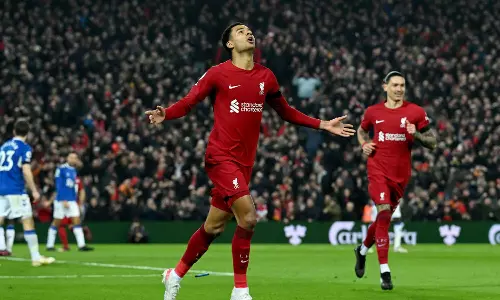 LiverpoolvsEverton, CodyGakpofirstgoal