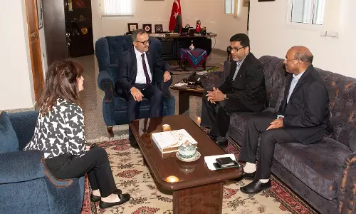 ഒമാനിലെ തുർക്കിയ അംബാസഡറുമായി   മീഡിയവൺ കൂടിക്കാഴ്ച നടത്തി