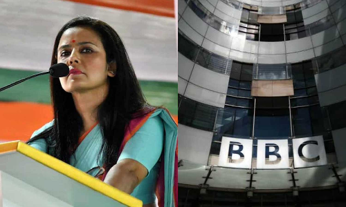 BBC,Mahua Moitra,I-T survey on BBC,Income Tax department,Tax departments search in BBC offices,Trinamool Congress MP Mahua Moitra ബിബിസി റെയ്ഡിൽ പരിഹാസവുമായി മഹുവ മൊയ്ത്ര