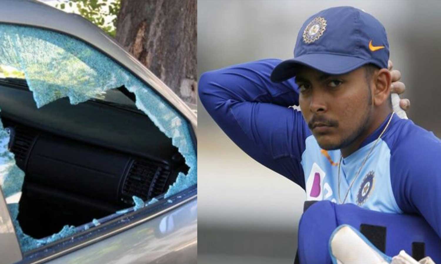 Not given from Selfie;  The mob attacked Prithvi Shah and smashed his car