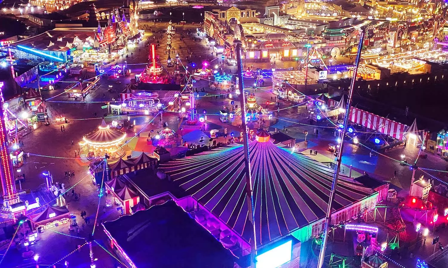 ടിക്കറ്റിന്റെ 15% ഭൂകമ്പത്തിന്റെ ഇരകൾക്ക്;  ഗ്ലോബൽ വില്ലേജിന്റെ കൈത്താങ്ങ്