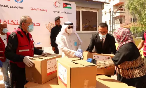 സിറിയയിലേക്ക് രണ്ട് മില്യൺ ഡോളർ; സഹായമെത്തിക്കാൻ കുവൈത്ത് റെഡ് ക്രസന്റ്