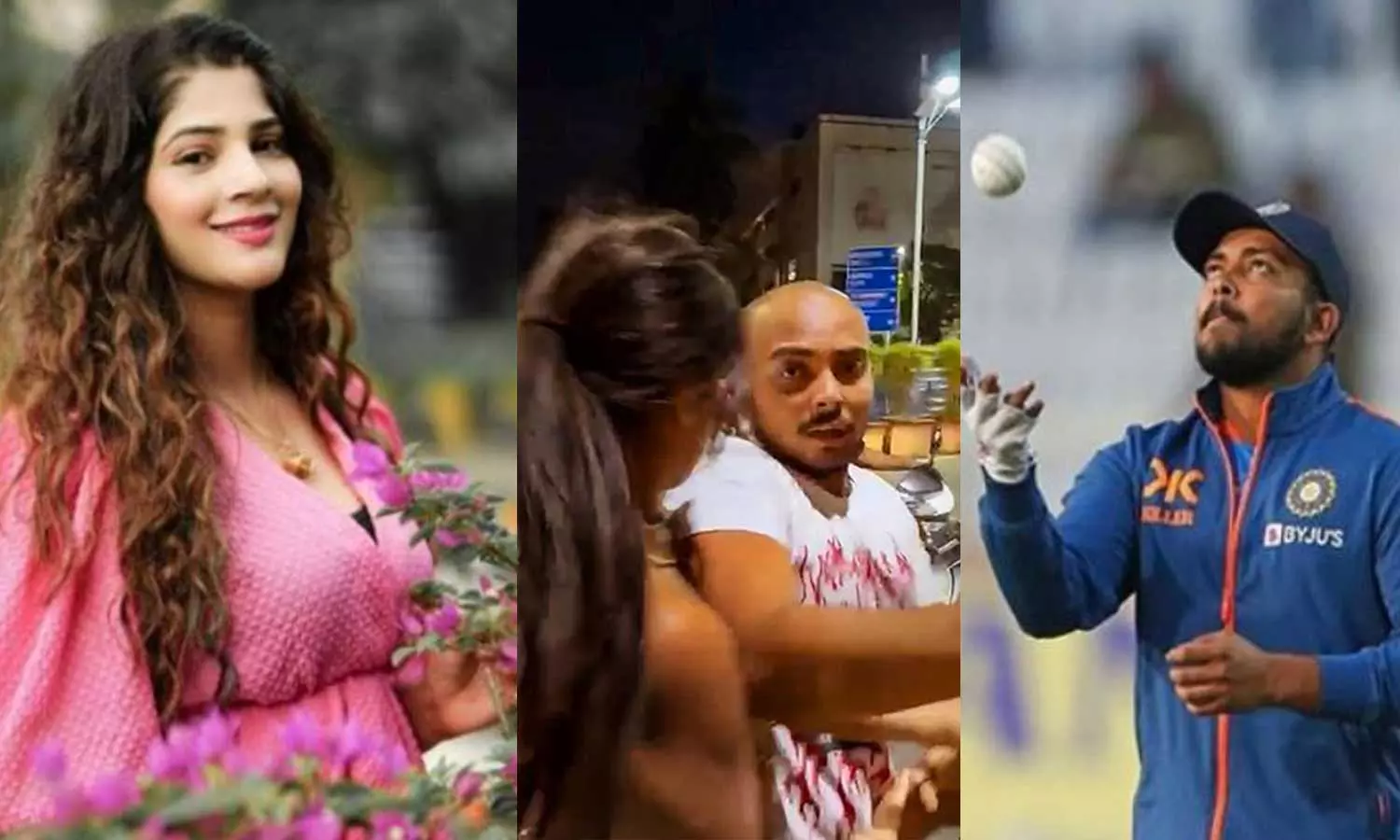 Sapna Gill,Selfie Row,Prithvi Shaw Sapna Gill,Selfie Row,Prithvi Shaw