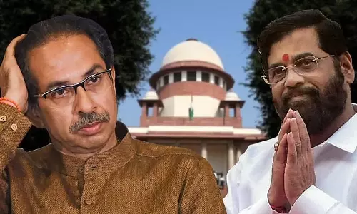 അമ്പും വില്ലും: തടസഹരജിയുമായി ഷിൻഡെ വിഭാഗം സുപ്രിംകോടതിയിൽ