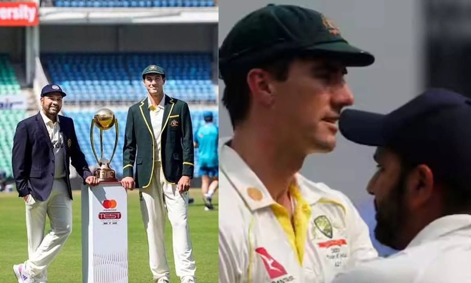 Rohit Sharma- Pat Cummins- INDvs Aus