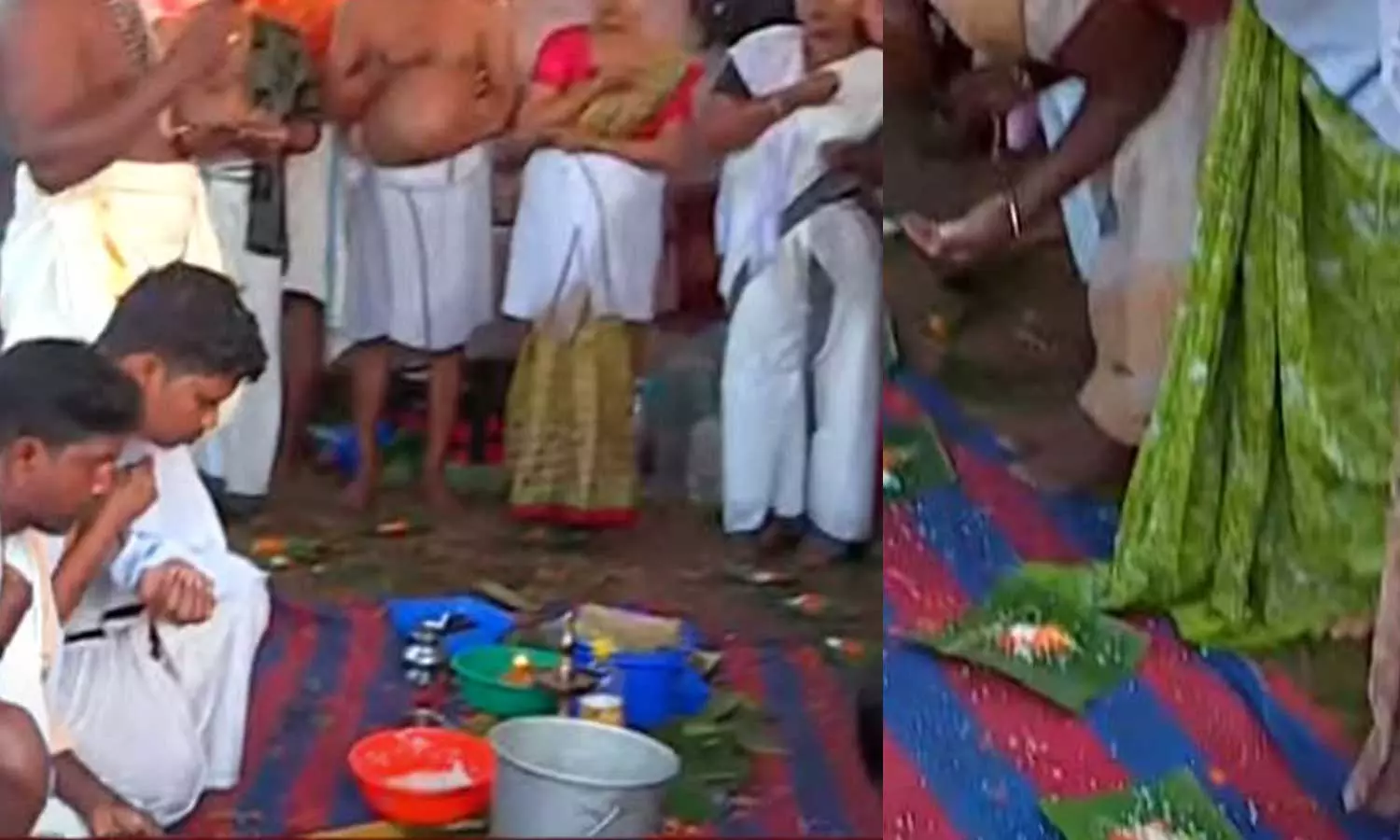 ബലിതർപ്പണ ചടങ്ങുകൾക്കായി ആലുവ മണപ്പുറത്ത് വിശ്വാസികളുടെ തിരക്ക്