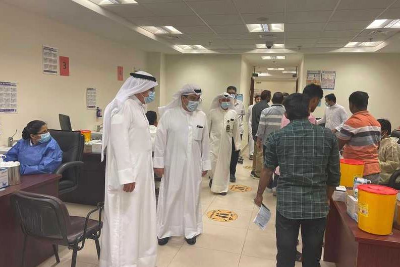 Medical inspection centre,  shift,  Suwaikh