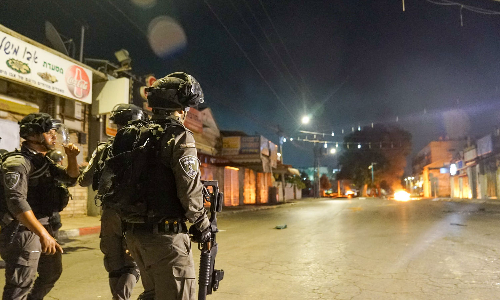 Israeli army attack on Palestine