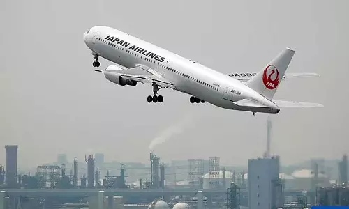 Japan Airlines Co. flight JL331,TokyoJapan Airlines Co. flight JL331,Tokyos Haneda Airpor,t Passengers Back To StJapan Airlinesarting Point,world news,Tokyo.