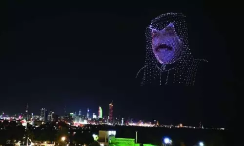 Kuwait Drone display