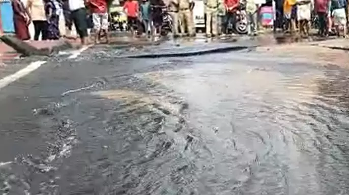 Pipeline burst