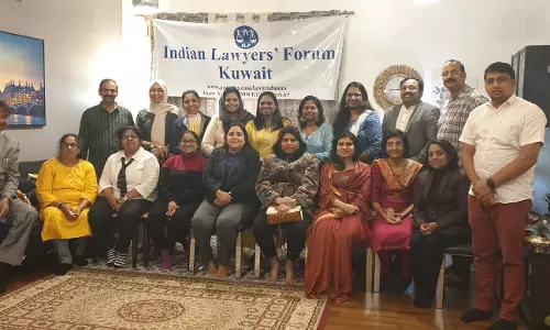 Reception for delegates Kerala Federation of Women Lawyers