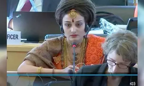 Nithyananda Republic Of Kailasa Representative At United Nations Meet Nithyananda Republic Of Kailasa Representative At United Nations Meet