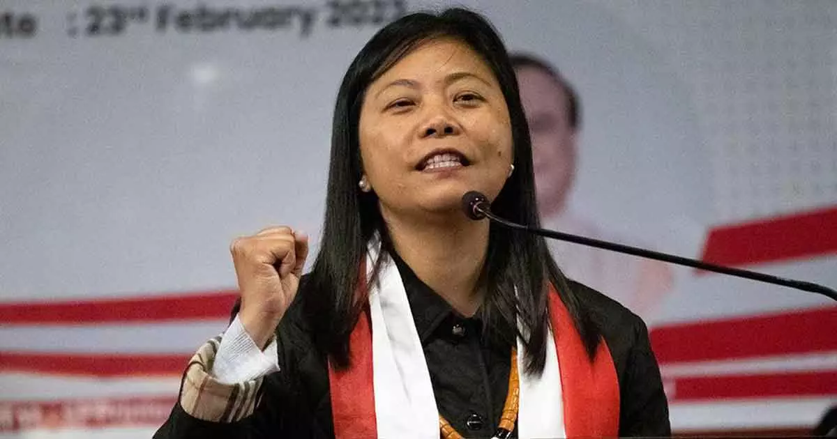 NDPP candidate Hekani Jakhalu becomes first woman MLA in Nagaland NDPP candidate Hekani Jakhalu becomes first woman MLA in Nagaland