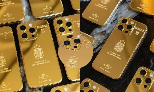 ലോകകിരീടത്തിനു പൊന്നുംവിലയുള്ള സമ്മാനം; ടീമംഗങ്ങൾക്ക് മെസി 35 ഗോൾഡ് ഐഫോണുകൾ നൽകും