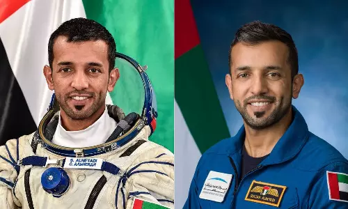 ബഹിരാകാശരംഗത്ത് വീണ്ടും ചരിത്രമെഴുതി യു.എ.ഇ; സുൽത്താൻ അൽ നിയാദി യാത്ര തുടങ്ങി ബഹിരാകാശരംഗത്ത് വീണ്ടും ചരിത്രമെഴുതി യു.എ.ഇ; സുൽത്താൻ അൽ നിയാദി യാത്ര തുടങ്ങി