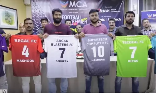 എം.സി.എ പ്രീമിയർ ലീഗ്; ജെഴ്‌സി പ്രകാശനം ചെയ്തു