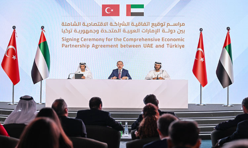 തുർക്കിയയുമായി സമഗ്ര സാമ്പത്തിക പങ്കാളിത്ത കരാർ ഒപ്പുവെച്ച്​ യു.എ.ഇ