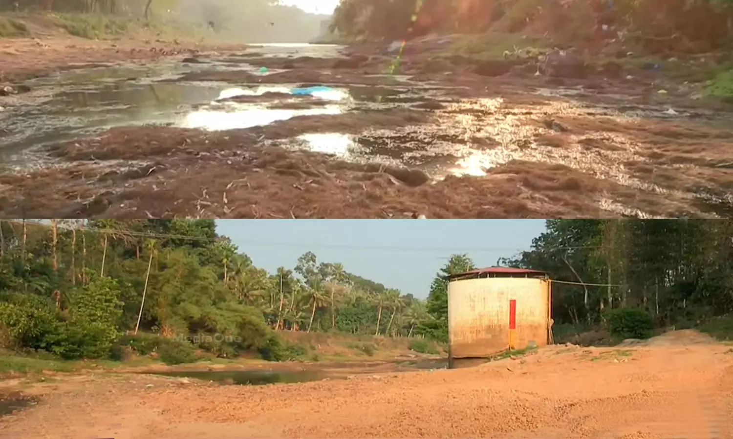 meenachil river become dry, Severe water shortage to local residents meenachil river become dry, Severe water shortage to local residents