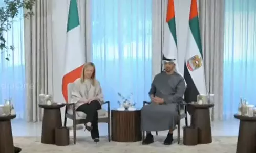 ഇറ്റാലിയൻ പ്രധാനമന്ത്രി യു.എ.ഇയിൽ