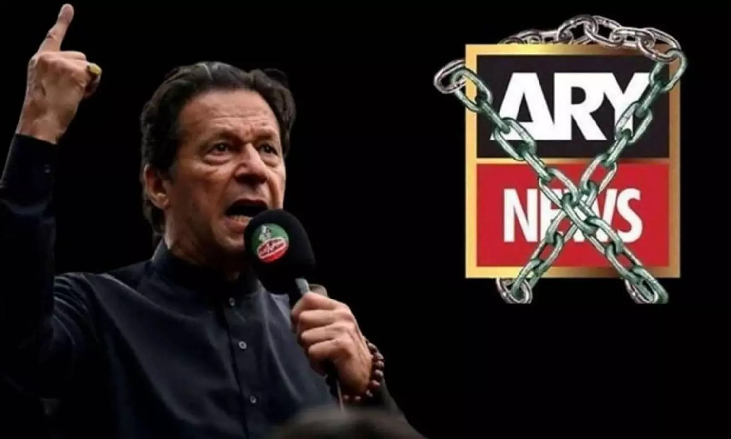 Pakistan’s private ARY news channel taken off air for airing Imran Khan’s speech Pakistan’s private ARY news channel taken off air for airing Imran Khan’s speech