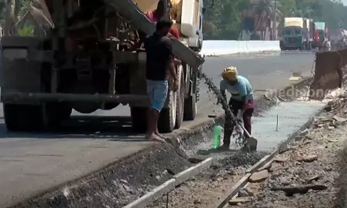 labour dept order to reschedule work timings violated in national highway