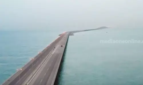 King Fahad causeway extension in Saudi
