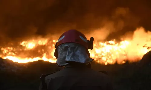 brahmapuram plant fire