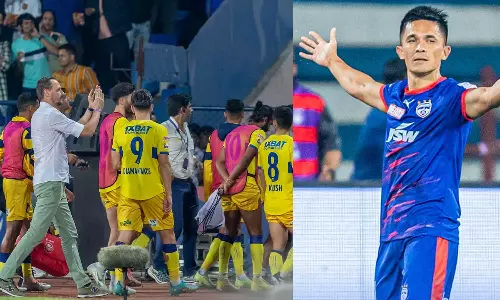 SunilChhetricontroversialfreekickgoal, KeralaBlastersBengaluruFCcontroversialmatch