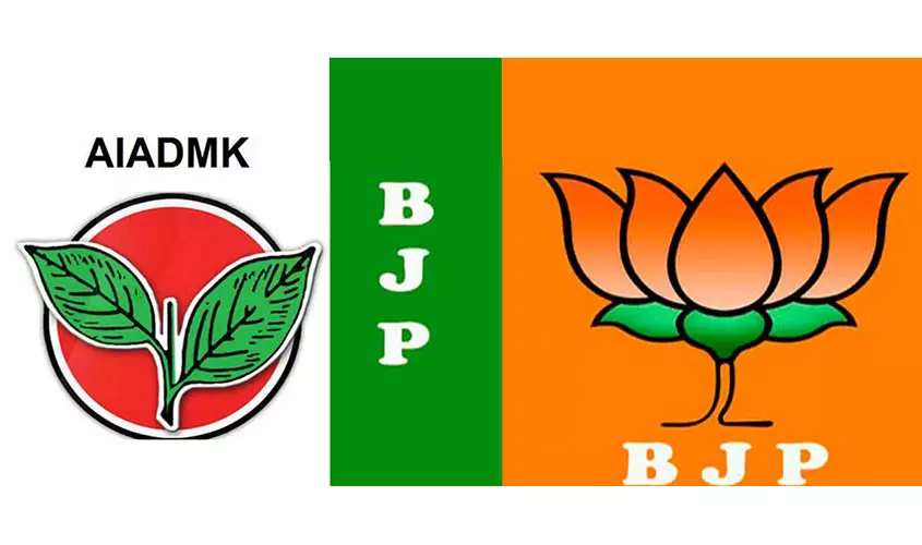 bjp vs aiadmk