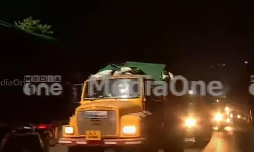 brahmapuram lorry, kochi