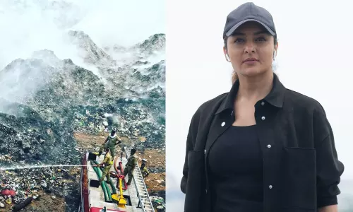 Manju Warrier, Brahmapuram Fire, Kochi, മഞ്ജു വാര്യര്‍, കൊച്ചി, ബ്രഹ്മപുരം തീപിടിത്തം