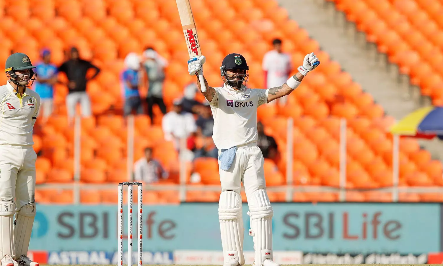 കോലിക്ക് സെഞ്ച്വറി; നിലയുറപ്പിച്ച് ഇന്ത്യ കോലിക്ക് സെഞ്ച്വറി; നിലയുറപ്പിച്ച് ഇന്ത്യ