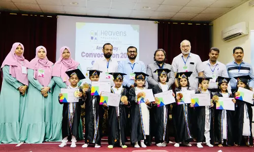 Heavens Preschool graduation ceremony