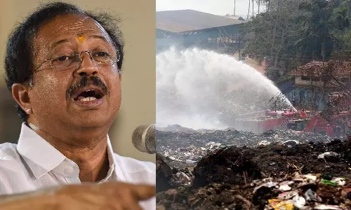 V. Muralidharan,Brahmapuram fire, Breaking News Malayalam, Latest News, Mediaoneonline,വി.മുരളീധരൻ,ബ്രഹ്മപുരം തീപിടിത്തം,