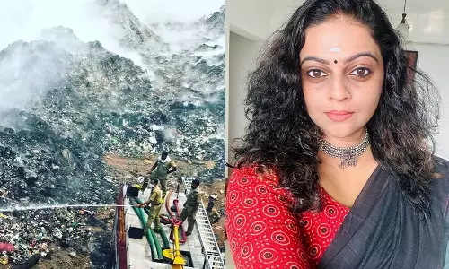 പുകയൊഴുകുന്ന വീടകങ്ങളിൽ എന്ത് ധൈര്യത്തിലാണ് ഉറങ്ങേണ്ടത്? ബ്രഹ്‌മപുരം തീപിടിത്തത്തിൽ അശ്വതി ശ്രീകാന്ത്