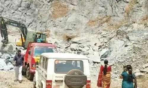 Revenue squad, seizes vehicles , illegal quarry,