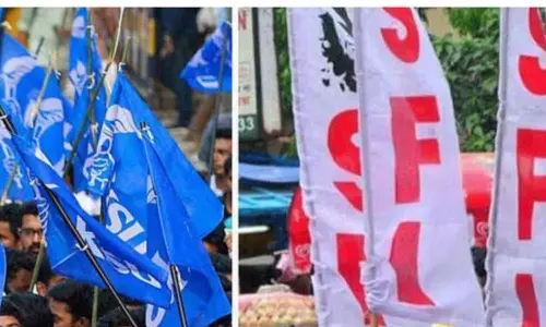 തിരുവനന്തപുരം ലോ കോളേജിൽ എസ്.എഫ്.ഐ - കെ.എസ്.യു സംഘർഷം