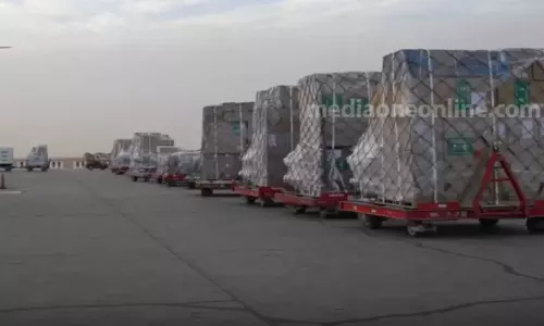 16ാം വിമാനമെത്തി; തുര്‍ക്കിക്ക് സൗദിയുടെ സഹായം തുടരുന്നു